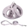 AIITLE Plush Winter Dog Harness & Leash Set - Reflective
