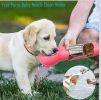 4-in-1 Dog Travel Water Bottle with Food & Bag Storage