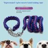 8-Strand Braided Nylon Dog Collar & Leash Combo