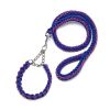 8-Strand Braided Nylon Dog Collar & Leash Combo