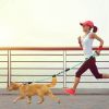 No-Tangle Double Dog Leash with Swivel Coupler & Padded Grip