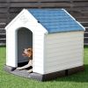 Waterproof Ventilated Plastic Puppy Dog House - S/M