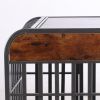 46 Inch Furniture Style Heavy Duty Dog Crate with Wheels