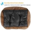 Fleece-Lined Puppy Dog Bed - Small, Warm Gray