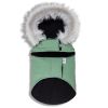 Touchdog Eskimo-Swag Duck-Down Parka Dog Coat