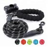 Strong Padded Dog Leash with Zipper Pouch, Reflective