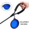 Strong Padded Dog Leash with Zipper Pouch, Reflective