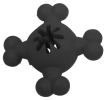 Pet Life Quadra-Bone TPR Treat Dispensing Chew Toy