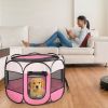8-Panel Waterproof Fabric Pet Playpen for Dogs & Cats
