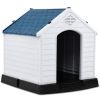 Waterproof Ventilated Plastic Puppy Dog House - S/M