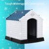 Waterproof Ventilated Plastic Puppy Dog House - S/M