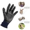 Silicone Pet Hair Removal Grooming Gloves for Dogs