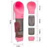 4-in-1 Dog Travel Water Bottle with Food & Bag Storage