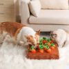 Carrot Farm Snuffle Dog Toy - 12 Plush Hide & Seek Carrots