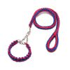 8-Strand Braided Nylon Dog Collar & Leash Combo