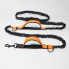 Hands-Free Waist Dog Leash with Dual Handles & Bungee
