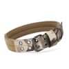 Heavy Duty Wide Dog Collar with D-Ring - 5 Adjust Points