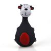 Squeaky Latex Cartoon Animal Dog Toy - 4 Colors