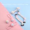 Bite-Resistant Cotton Rope Ball Dog Toy - Macaron Series