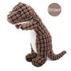 Plush Dinosaur Squeaky Dog Toy - 3 Colors