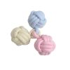 Bite-Resistant Cotton Rope Ball Dog Toy - Macaron Series