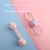 Bite-Resistant Cotton Rope Ball Dog Toy - Macaron Series