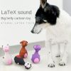 Squeaky Latex Cartoon Animal Dog Toy - 4 Colors