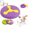 ALL4U Rubber Dog Flying Disc - 3-in-1 Training Toy