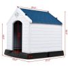 Waterproof Ventilated Plastic Puppy Dog House - S/M
