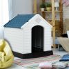 Waterproof Ventilated Plastic Puppy Dog House - S/M