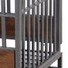 37 Inch Furniture Style Heavy Duty Dog Crate with Wheels