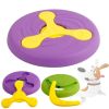 ALL4U Rubber Dog Flying Disc - 3-in-1 Training Toy