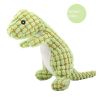 Plush Dinosaur Squeaky Dog Toy - 3 Colors