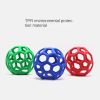 Jingle Bell Hollow Rubber Dog Ball - Bite-Resistant