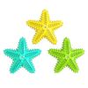 ALL4U Starfish Squeaky Rubber Dog Chew Toy