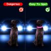 LED Light-Up Dog Collar - 9 Colors, IPX7 Waterproof