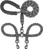 Dual Dog Bungee Leash with 360 Swivel - No Tangle