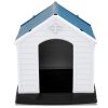 Waterproof Ventilated Plastic Puppy Dog House - S/M