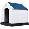 Waterproof Ventilated Plastic Puppy Dog House - S/M