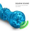 TPR Squeaky Dog Bone Toy for Aggressive Chewers