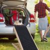 Foldable Wooden Pet Ramp with Non-Slip Felt - 4 Heights