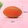 ALL4U Squeaky Latex Football Fetch Ball for Puppies