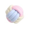 Bite-Resistant Cotton Rope Ball Dog Toy - Macaron Series