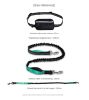 Hands-Free Bungee Dog Leash with Zipper Pouch