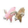 Cartoon Squeaky Plush Mop Toy for Dogs & Cats