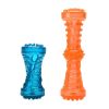 TPR Squeaky Dog Bone Toy for Aggressive Chewers
