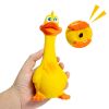 Latex Standing Chicken Squeaky Dog Toy - Large