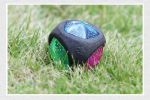 ALL4U Glow in the Dark Squeaky Rubber Dog Chew Ball