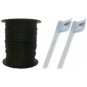 Heavy Duty Pet Fence Wire & Flag Kit - 500 or 1000 Ft (Option: Ground Fence Wire and Flag Kit 1000 Feet)