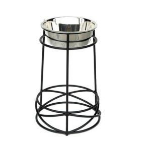 Mesh Elevated Dog Bowl 3 Quart - Large & XL Heights (Option: Large)